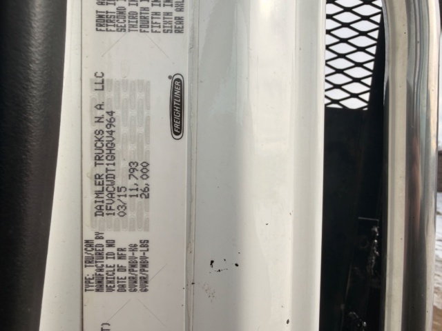 2015 Freightline Flatbed M2 106 Vin 496411